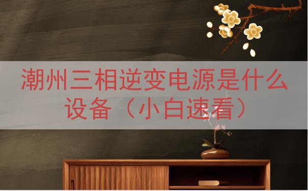 潮州三相逆变电源是什么设备（小白速看）