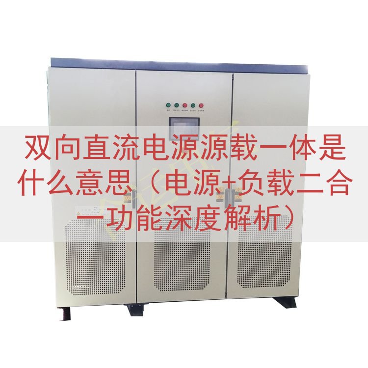 双向直流电源源载一体是什么意思（电源+负载二合一功能深度解析）